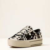 Ariat Women's Skylar Black & White Hair-On Shoe