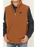 Cinch Boy's Brown Bonded Vest