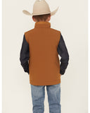 Cinch Boy's Brown Bonded Vest
