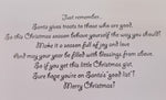 CJ Brown Christmas Card " Treats From Santa"