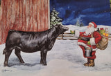 CJ Brown Christmas Card " Treats From Santa"