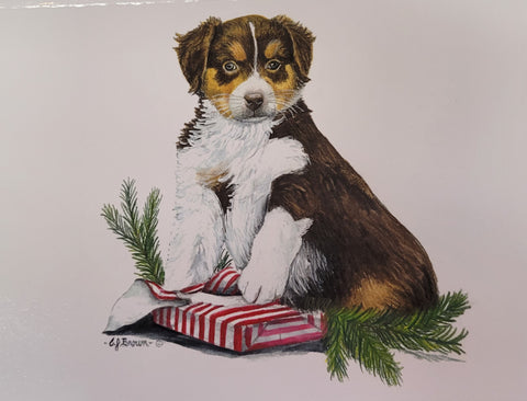 CJ Brown Christmas Card “Aussie Anticipation"