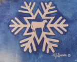 CJ Brown Christmas Card "Cow Flakes"