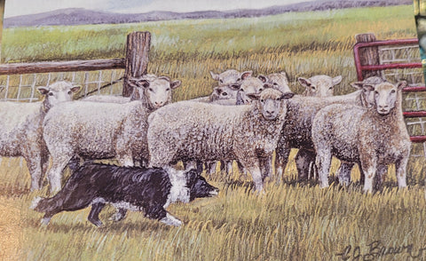 CJ Brown "Thru The Gate " Notecard