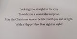 CJ Brown "Face To Face" Black Cow Christmas Card