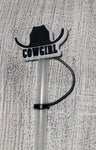 Cowgirl Straw Topper