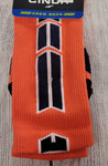 Cinch Men's Orange & Navy Crew Socks