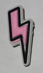 Pink Lightning Bolt Shoe/Bag Char