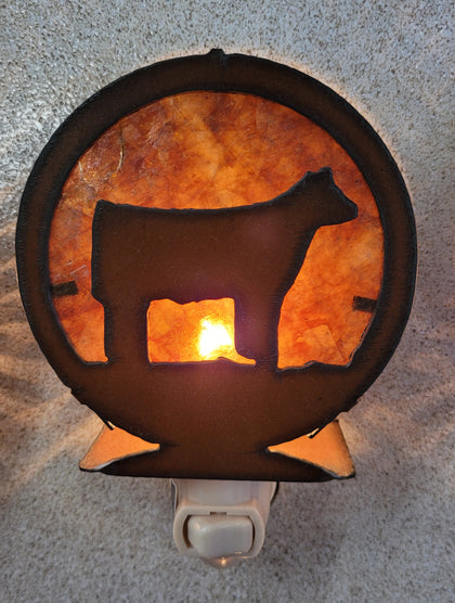 Livestock Circle Night Light-Steer