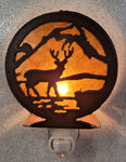 Circle Night Light-Deer