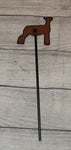 Rustic Livestock Plant Stake