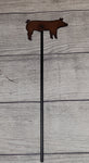 Rustic Livestock Plant Stake