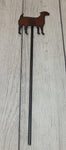 Rustic Livestock Plant Stake
