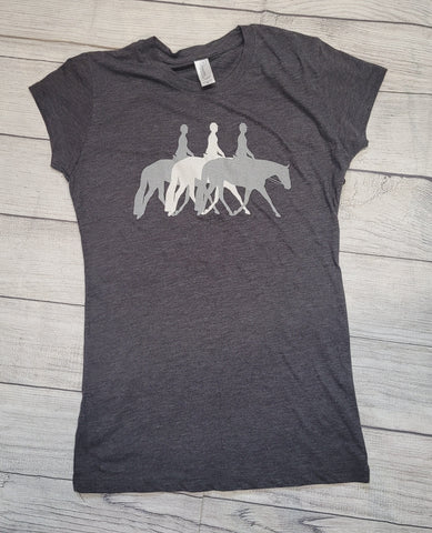 Three Hunter Tee- Gray
