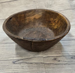 Large Round Wooden Bowl