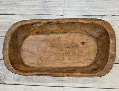 Brown Large Wooden Bowl