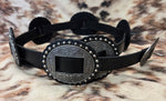 Dan Post Women’s Western Concho Belt-Black