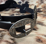 Dan Post Women’s Western Concho Belt-Black