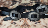 Dan Post Women’s Western Concho Belt-Black