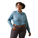 Ariat Women's Rebar  VentTEK DuraStretch Work Shirt-Larksup Heather