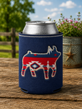 Pig Appliqué Koozie