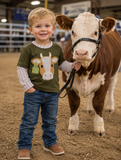 Little Cattle Rancher Boys Shirt