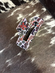Camo Bow Hair Claw Clip