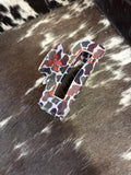 Camo Bow Hair Claw Clip