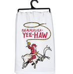 Dish Towel-Yeehaw Christmas