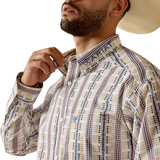 Ariat Men's Daniel White Print Team Shirt