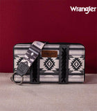 Wrangler Allover Aztec Dual Sided Pint Canvas Wallet