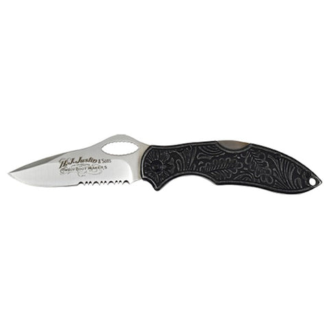Justin Roping Knife Engraved Stainless Steel