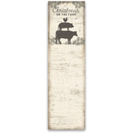 Christmas On The Farm List Pad