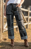 Women’s Paisley Cuff Jean