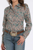 Cinch Women’s Multi Color Floral Print Shirt