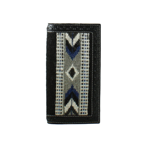 Black Rug Tooled Rodeo Wallet