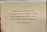 CJ Brown “Warm Greetings” notecard