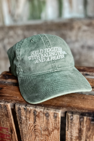Baling Twine Dad Cap-Olive