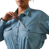 Ariat Women's Rebar  VentTEK DuraStretch Work Shirt-Larksup Heather