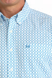 Cinch Men’s Blue & White ArenaFlex Shirt