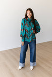 Turquoise Howdy Bucking Horse Shirt