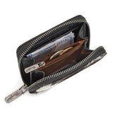 Wrangler Genuine Hair-On Cowhide Zip-Around Wallet - Black
