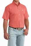Cinch Men’s Red & White Striped Shirt