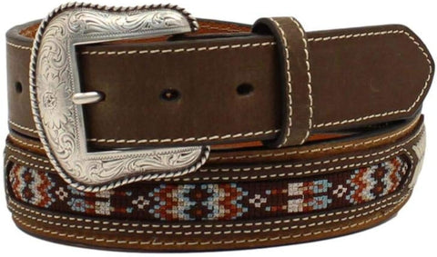 Nocona Men’s Southwest Inlay Concho  Belt