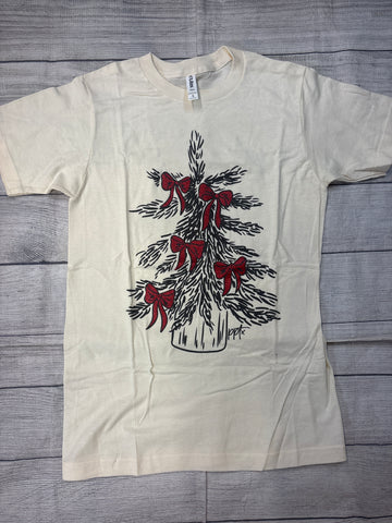 Rustic Glitter Christmas Tree