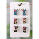 Bunny Earrings Set