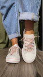 Very G White Glitter Aman Mary's Version Sneakers