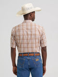 Wrangler Men's Hay Brown Snap Shirt