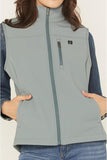 Cinch Women's Gray Softshell Vest