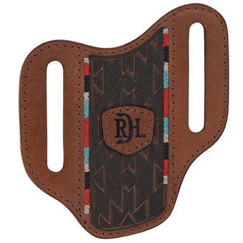 Red Dirt Hat Co. Pancake Knife Sheath Multicolor Stitching